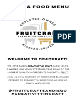 Fruitcraft Menu