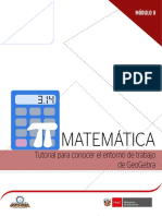 Tutorial Entorno de Trabajo Geogebra