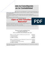 Entendiendo La Conciliación Bancaria en La Contabilidad