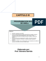 Capítulo III Programación Básica en Shell Script