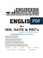 English Sample Book PDF For Ies SSC Psu's and State Jobs Exam 1