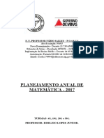 Planejamento Anual - Mat 61, 101, 201 e 301 (Descritores)