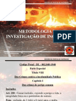 Metodologia Da Investigacao de Incêndio - Maj Vanderlino