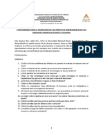 Cuestionario de Entrevista A Medianas Empresas