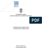 Hipertrofia Del Derecho Penal