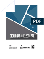 Diccionario Electoral Tomo I