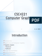 CSC4221 Lecture 2 - Graphics System