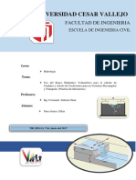 Informe de Hidrologia Uso Del Banco Hidraulico