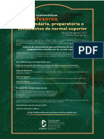 Talleres para Maestros de Matematicas