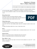 How To Read A Barometer: Weather & Climate