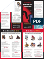 What Can't I Take Into Australia?: Quarantine Matters!
