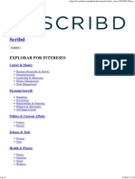 Scribd: Explorar Por Intereses