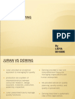 Juran Vs Deming