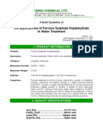 FeSO4 7H2O Watertreatment