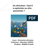 Dossier: Afro Optimisme Ou Afro Pessimisme ?