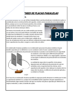 Capacitores de Placas Paralelas