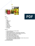 Elaboración de Pickles