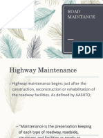 Road Maintance