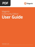 Magento Community Edition 2.0 User Guide