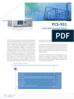 Flyer - PCS-931 Line Differential Relay