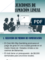 Ejercicios de Programacion Lineal