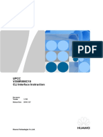 UPCC V300R006C10 CLI Interface Instruction