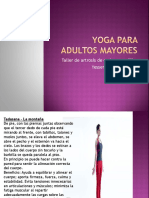 Yoga para Adultos Mayores