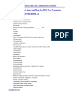 Biology Complete Important Mcqs For PPSC