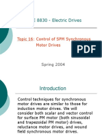 ECE 8830 - Electric Drives: Topic 16: Control of SPM Synchronous Motor Drives