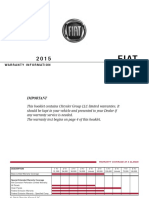 2015 FIAT Generic Warranty 2nd