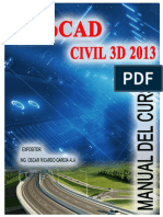 Manual Curso Civil 3D 2013 PDF