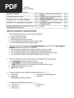 Test2 Ch16 Equilibria Practice Problems