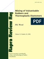 Rapra Review Reports. Mixing of Vulcanisable Rubbers and Thermoplastic Elastomers (Wood P.R.)