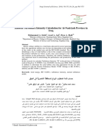 Ambient Turbulence Intensity Calculation For Al-Nasiriyah Province in Iraq