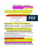 API 570 Calcs Summary Page 1 of 6: T Required (Minimum Required Thickness) Calcs