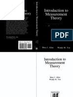 Allen & Yen (1979) - Introduction To Measurement Theory (Cap 7) PDF