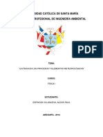 La Física en Los Procesos y Elementos Meteorológicos