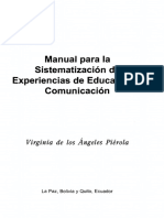 Sistematización de Experiencias PDF