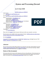 XML Signature Syntax and Processing