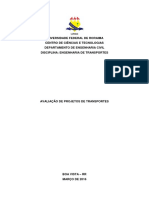 Avaliação de Projetos de Transportes