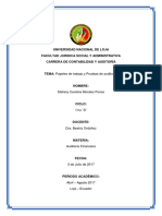 Auditoria Financiera Papeles de Trabajo