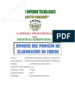 Informe de Fideos