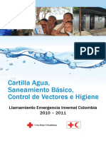 Cartilla Agua Saneamiento Basico, Control de Vectores e Higiene