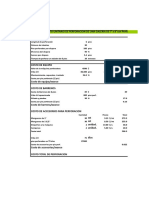 Costo Unitario de Perforación de Una Galeria