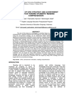 The Effect of Circ Strategy and Achievement Motivation Toward Students' Reading Comprehension