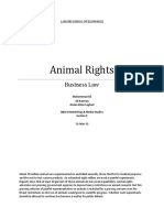 Animal Rights - Report Done