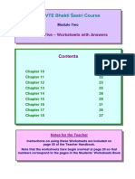 7Kh97 (%KDNWL Dvwul&Rxuvh: Section Five - Worksheets With Answers