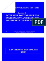 8 Interrupt Routines in RTOS Environment