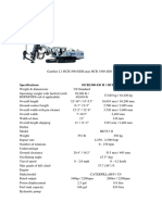 Specifications HCR1500-ED II / HCR1500-D20 II