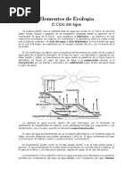 Elementos de Ecología - CICLO DEL AGUA